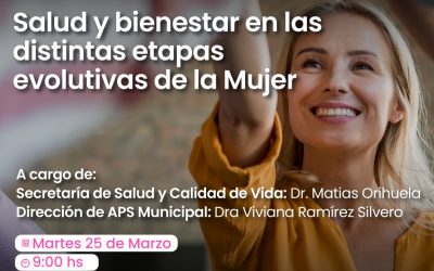 🌸 Charla sobre Salud y Bienestar en las distintas etapas de la Mujer